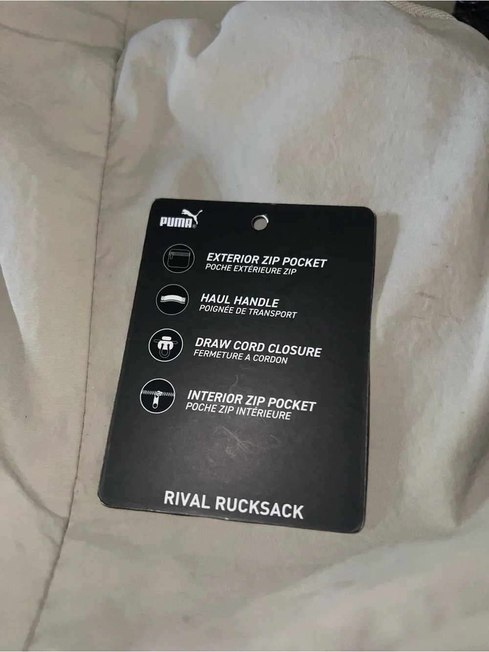 PUMA Rival Rucksack Tan Backpack